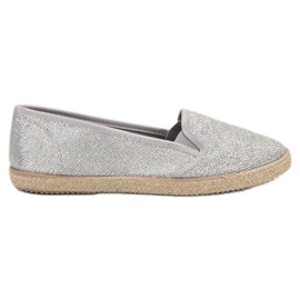 SHELOVET Sneakers senza lacci argento grigio