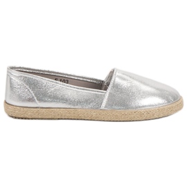 SHELOVET Slip lucidi grigio