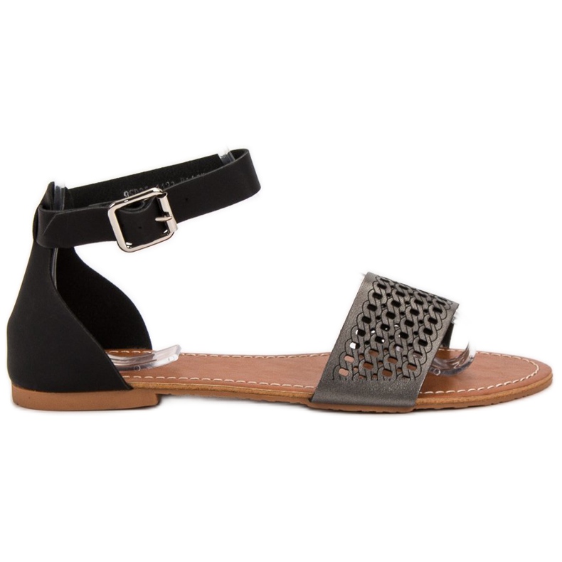 Evento Sandali traforati nero
