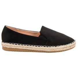 Primavera Espadrillas in camoscio nero
