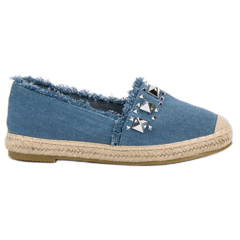 Bestelle Espadrillas Con Borchie blu