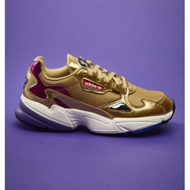 Adidas Falcon W 247 Gold Metallic Gold Metallic Off White multicolore giallo