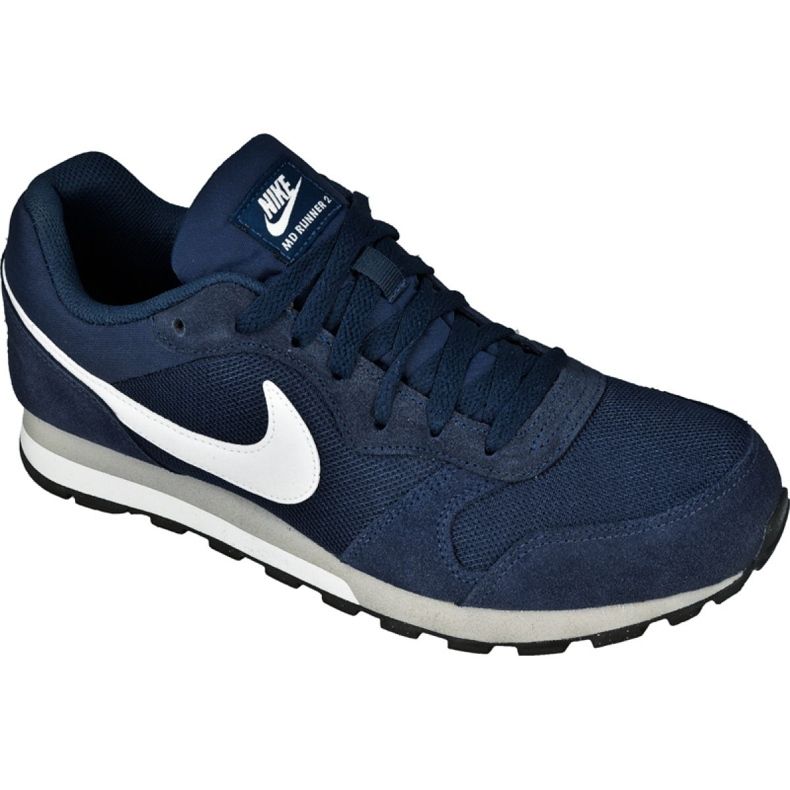 Scarpe Nike Sportswear Md Runner 2 M 749794-410 bianca blu navy