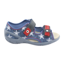 Scarpe per bambini Befado pu 065X119 bianco rosso blu