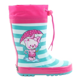 American Club Wellies americani Gattino dopo la mostra rosa verde