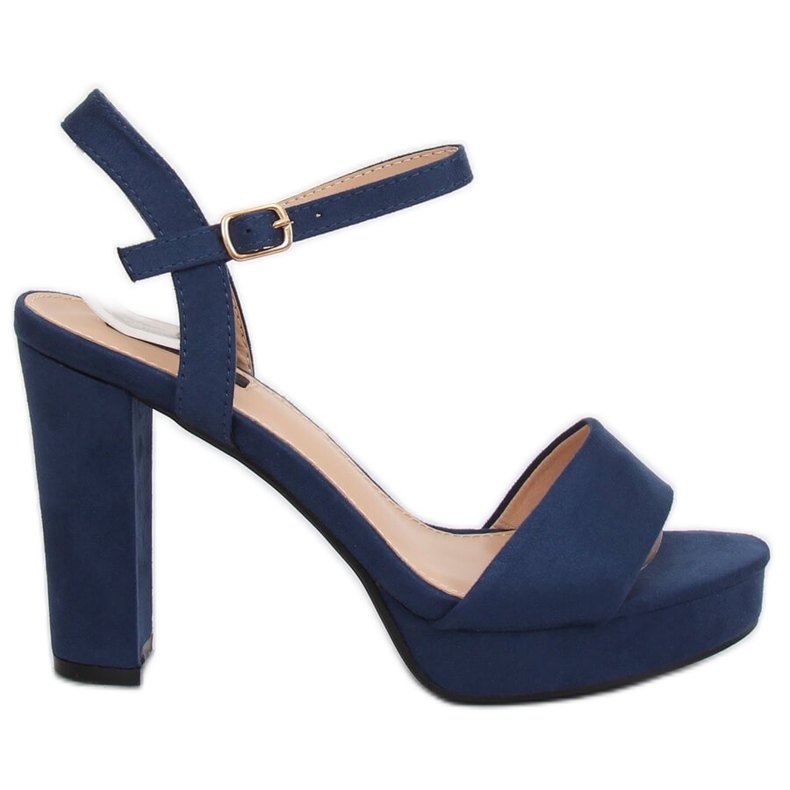Sandali sulla piattaforma HJ101 Blue blu navy
