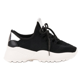 Vices Calzature sportive in tessuto nero