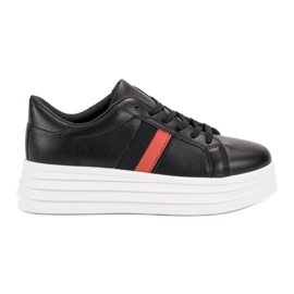 SHELOVET Scarpe sportive nere nero