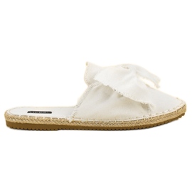 Pantofole VICES integrate bianca