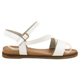 SHELOVET Sandali casual bianca