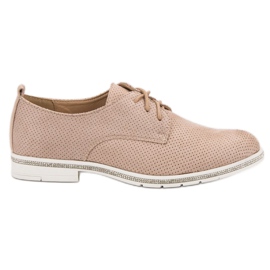Marquiz Scarpe Con Cubic Zirconia rosa