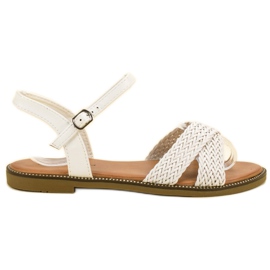 SHELOVET Sandali bianchi bianco