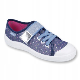 Scarpe per bambini Befado 251Y140 blu d'argento multicolore