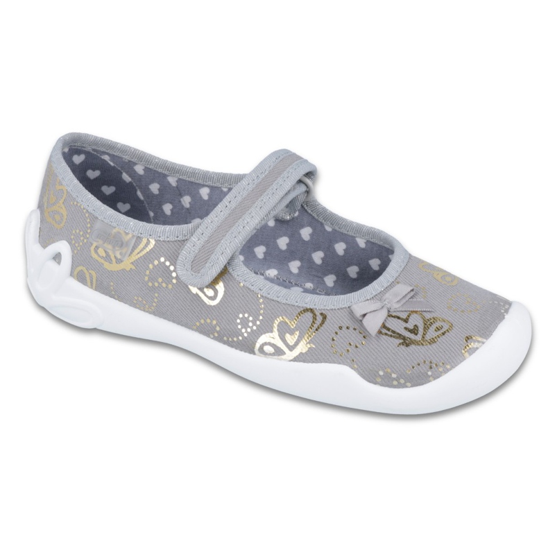 Scarpe per bambini Befado 114Y347 grigio giallo