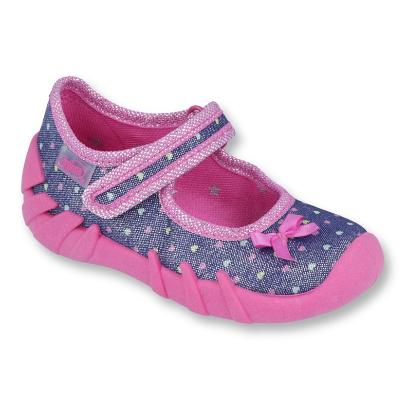 Scarpe per bambini Befado 109P194 blu navy rosa multicolore