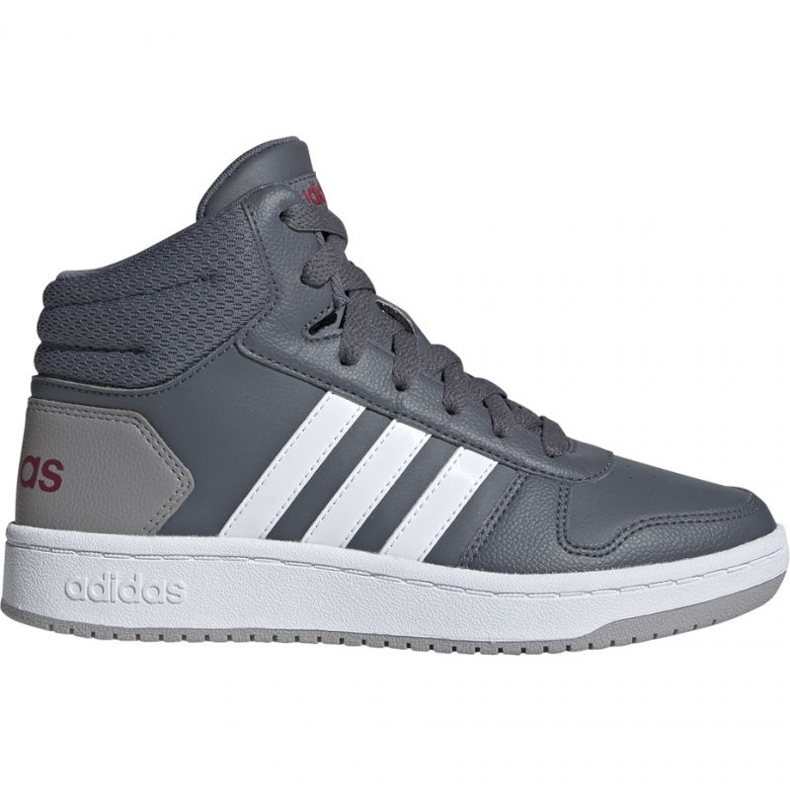 Adidas Hoops Mid 2.0 Jr EE6709 scarpe grigio
