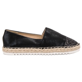 Erynn Scarpe Slip-on Con Glitter nero