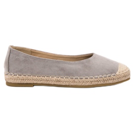 Marquiz Ballerine in camoscio grigio