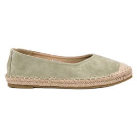 Marquiz Ballerine in camoscio verde