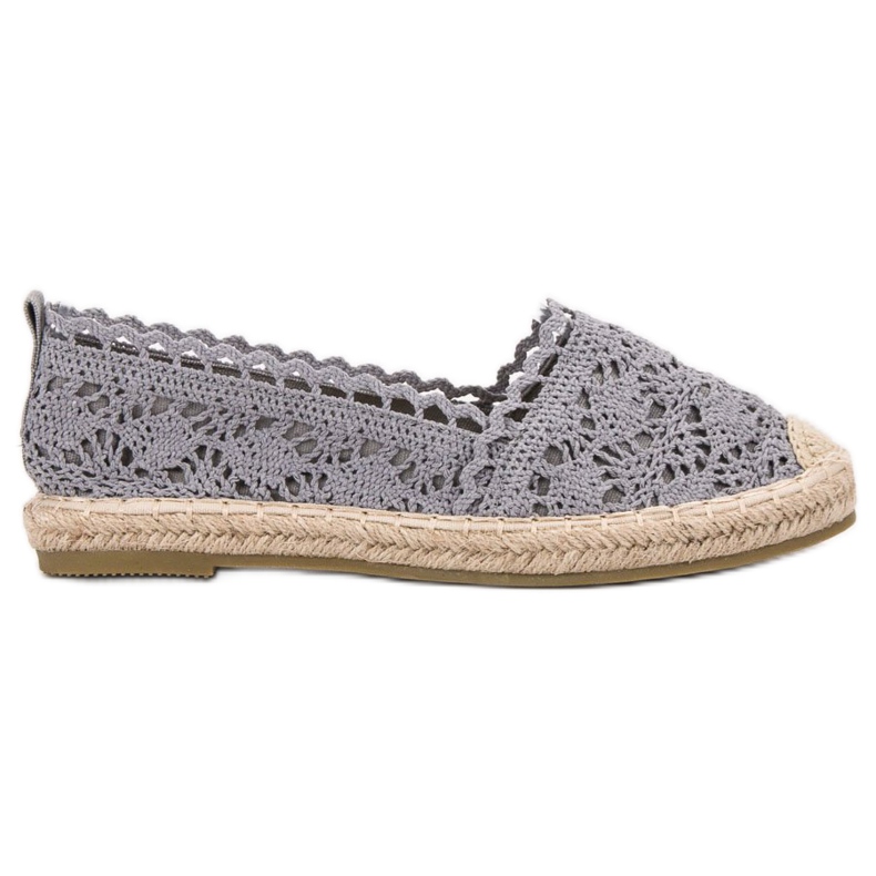 Seastar Espadrillas di pizzo grigio