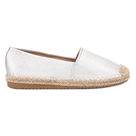 Primavera Espadrillas d'argento grigio
