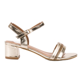 SHELOVET Sandali dorati alla moda d'oro