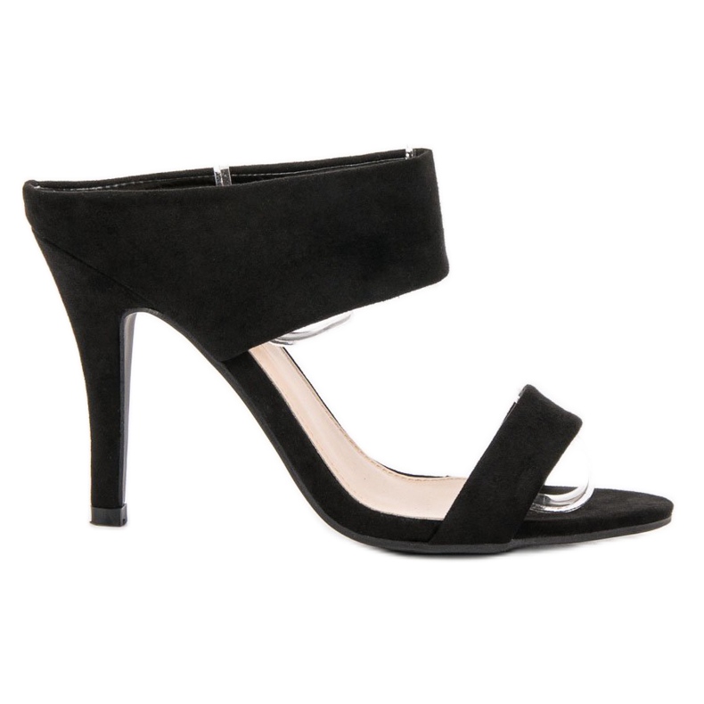 Lucky Shoes Tacchi alti sexy slip-on nero