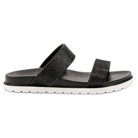 Bello Star Pantofole lucide nero
