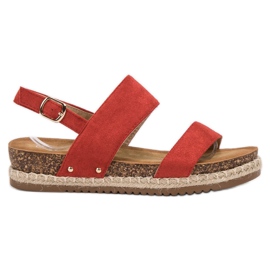 Bestelle Sandali Con Glitter rosso
