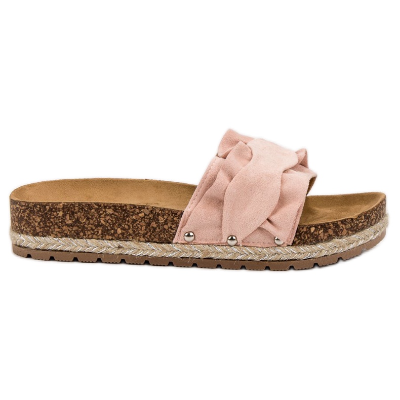 Bestelle Ciabatte Con Volant rosa