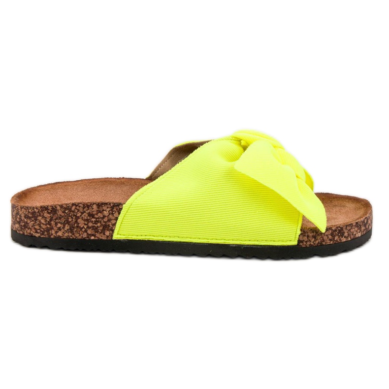 Queen Vivi Pantofole da donna al neon giallo