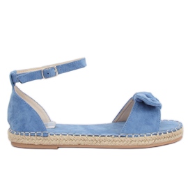 Sandali espadrillas blu YJ-2M11-18 Blu