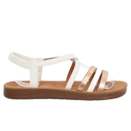 Sandali bianchi da donna 2220 White bianca