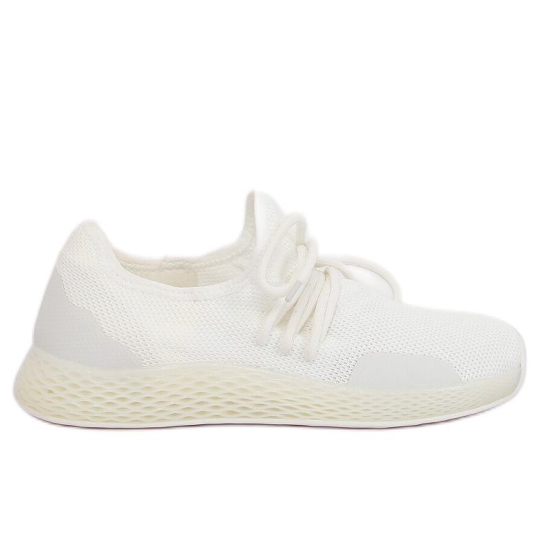 Scarpe sportive bianche B-6851 Bianco bianca