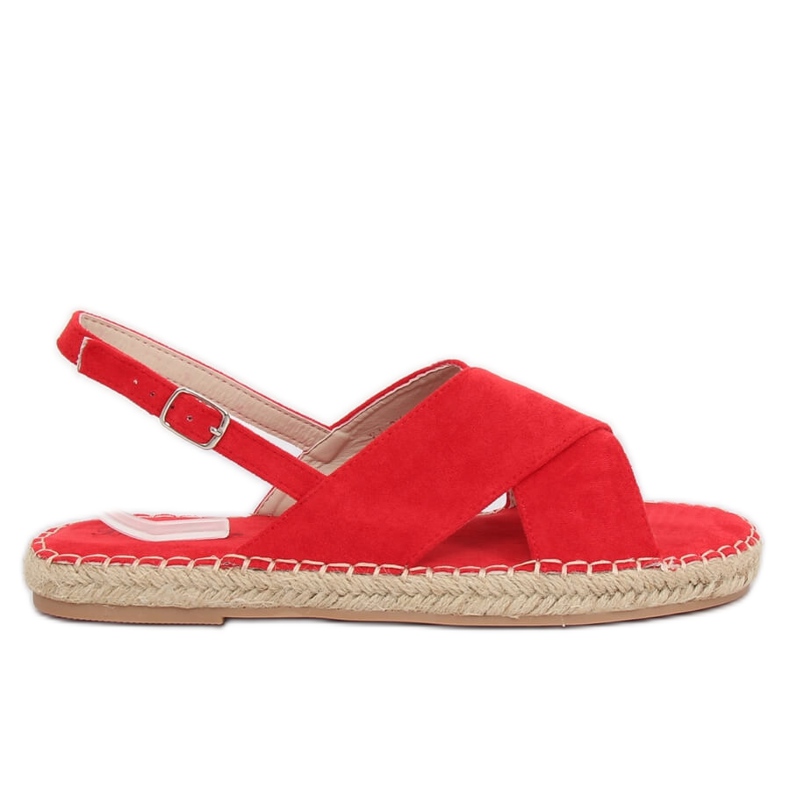 Sandali espadrillas rossi YJ-2M12 Red rosso