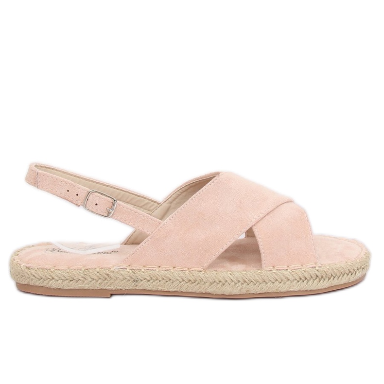 Sandali espadrillas beige YJ-2M12 Nude