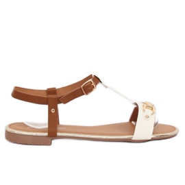 Sandali bianchi da donna 127-97 Bianco bianca