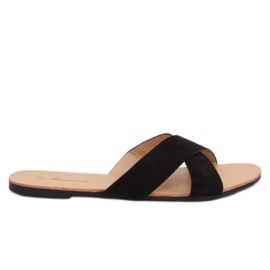 Pantofole nere da donna nere 930 Black nero