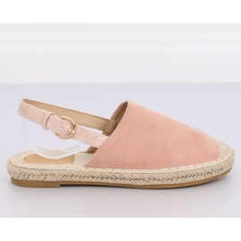 Espadrillas con tacco a vista rosa HH-119 Pink II-GAT