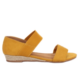 Sandali espadrillas gialli 9R71 Giallo