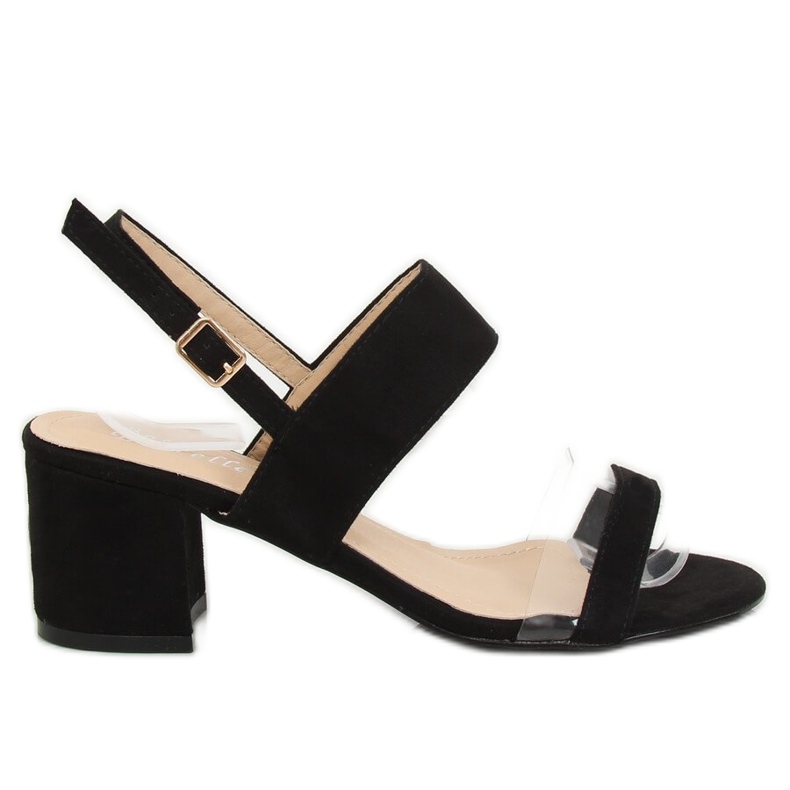 Sandali neri con tacco alto 660-1 / SA-2 Black nero