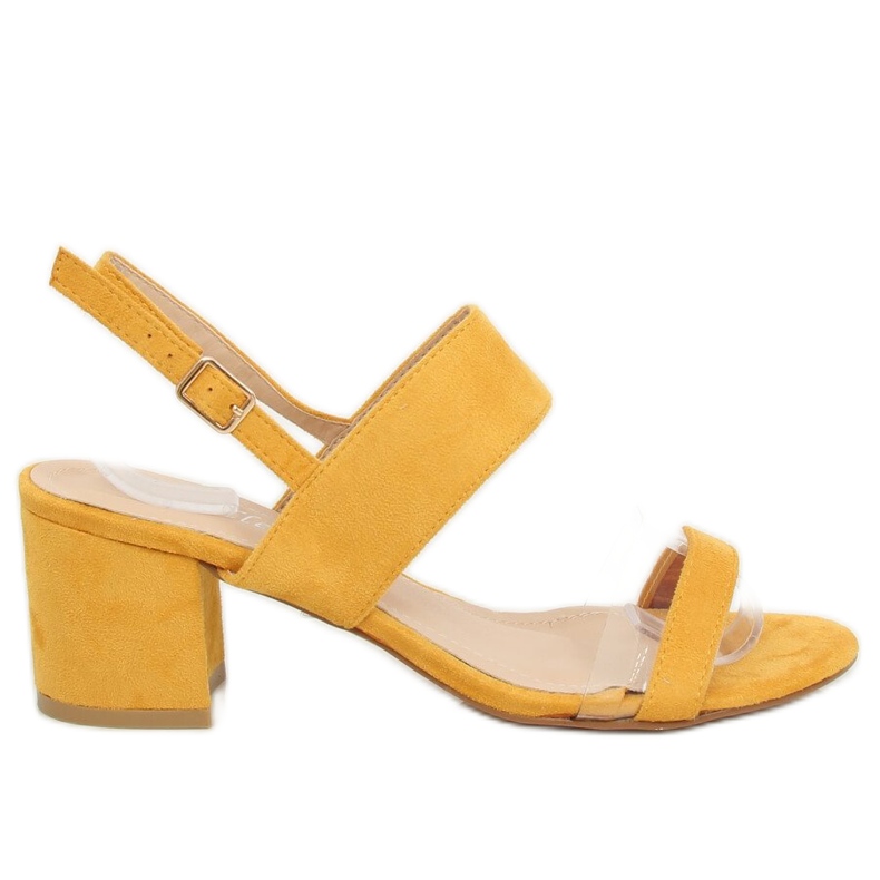 Sandali gialli con tacco alto 660-1 / SA-2 Giallo
