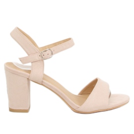 Sandali beige sul palo FH-3M25 Beige
