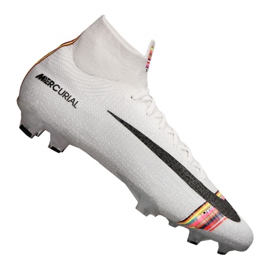 Scarpe da calcio Nike Superfly 6 Elite Fg M AJ3547-009 bianca bianca
