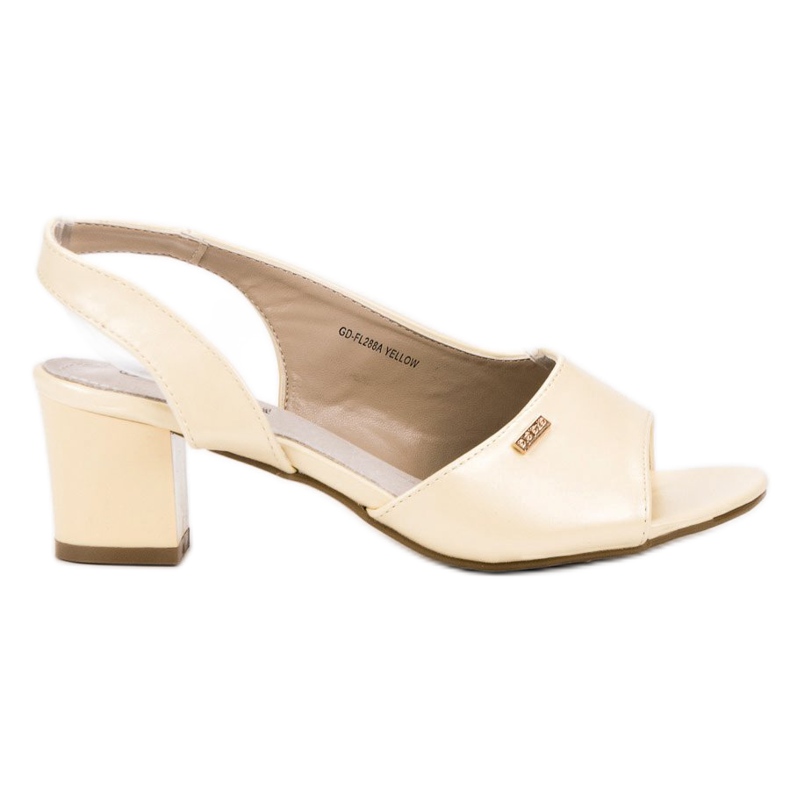Goodin Eleganti sandali slip-on giallo