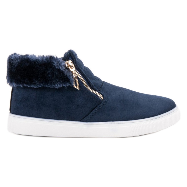 Sport Sneakers blu navy sopra la caviglia