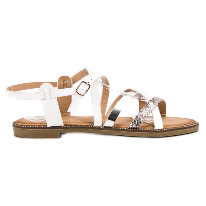 Bestelle Sandali bianchi da donna marrone giallo