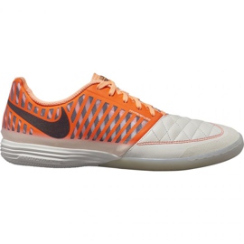 Scarpe indoor Nike LunarGato Ii M 580456-128 nero arance e rosse
