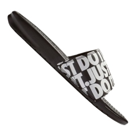 Nike Benassi Jdi Print M 631261-024 ciabatte bianco nero