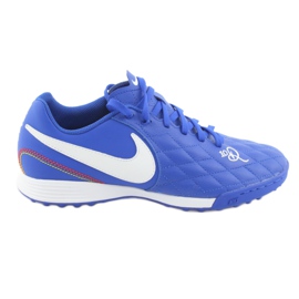 Nike Tiempo Legend 7 Academy 10R Tf M AQ2218-410 scarpe da calcio blu